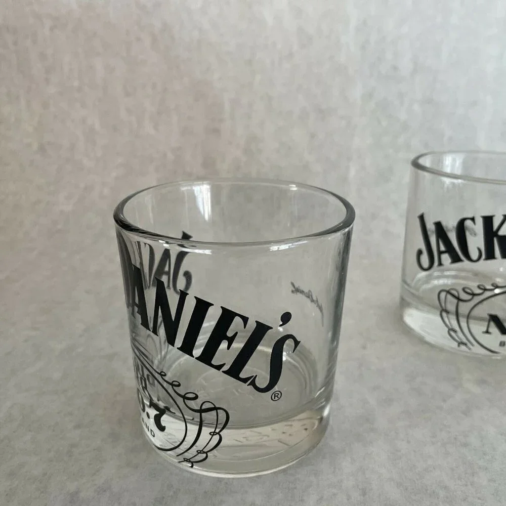Jack Daniels Tumbler Rocks Whiskey glasses lot if 4